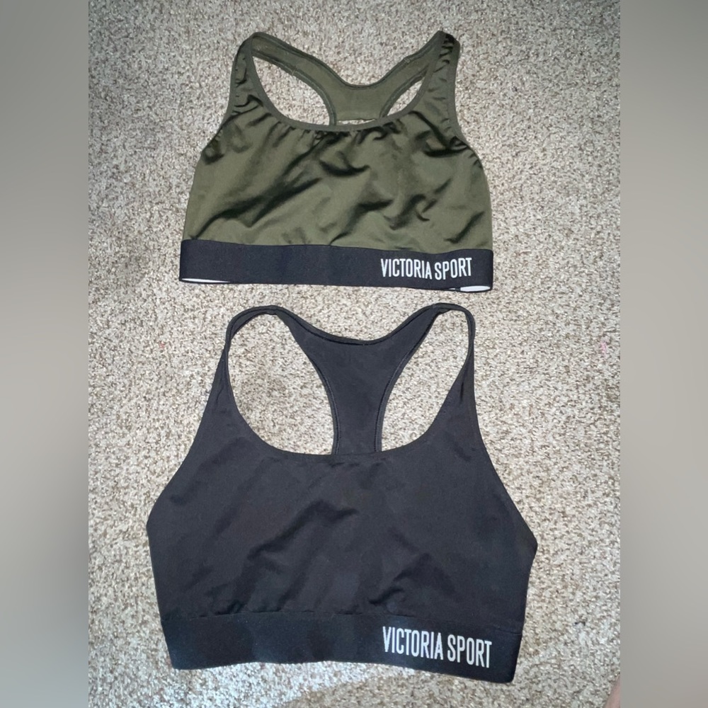 Two Victoria Sport Bras.